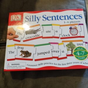 dk Silly Sentences Game, Used Once,